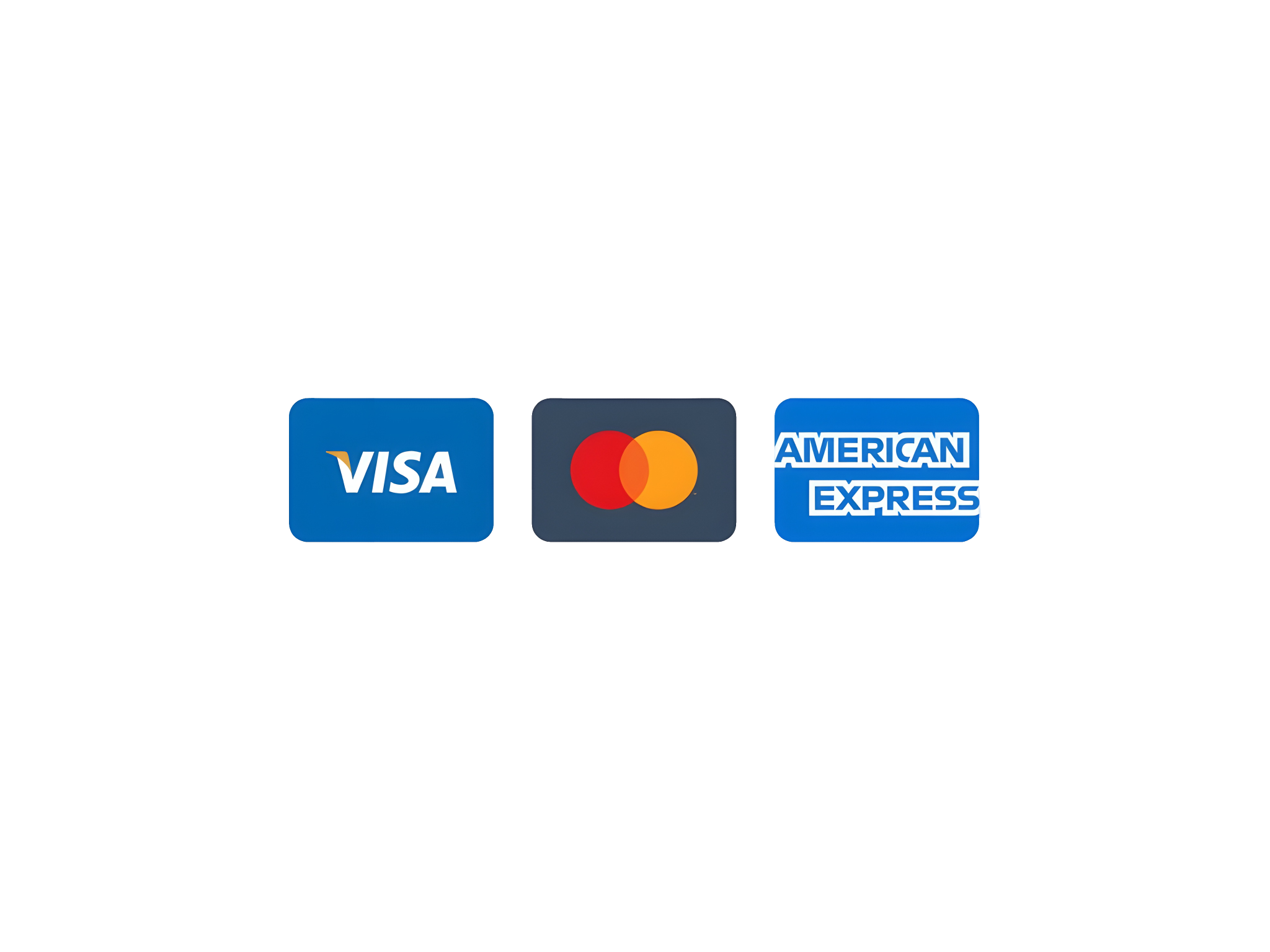 Visa Mastercard American Express